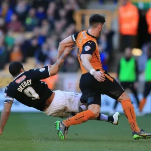 Troy Deeney Scores for Watford Against Wolverhampton Wanderers in Sky Bet Championship Match at Molineux