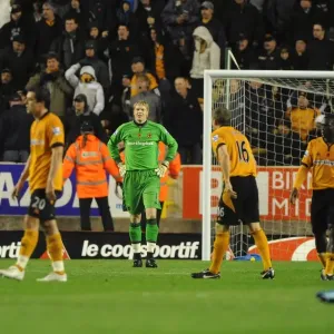 Wayne Hennessey in Action: Wolves vs Arsenal - Barclays Premier League Soccer Match Wayne Hennessey in Action: Wolves vs Arsenal - Barclays Premier League Soccer Match