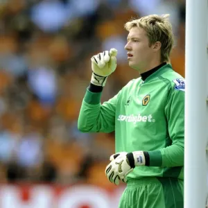 Wayne Hennessey in Action: Wolves vs West Ham United, Premier League 2009/2010 Wayne Hennessey in Action: Wolves vs West Ham United, Premier League 2009/2010