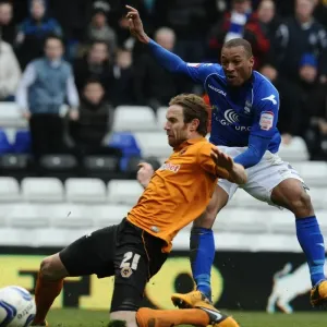 Npower Football League Championship Prints: Birmingham City V Wolves : St. Andrew's : 01-04-2013