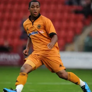 Wolverhampton Wanderers Ashley Hemmings in Action against Crewe Alexandra (Pre-season Friendly)