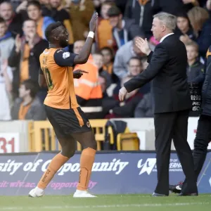 Wolverhampton Wanderers: Bakary Sako Scores Second Goal Against Wigan Athletic, Kenny Jackett Celebrates