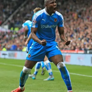 Wolverhampton Wanderers Benik Afobe Scores First Goal in Derby County Showdown (Sky Bet Championship) Wolverhampton Wanderers Benik Afobe Scores First Goal in Derby County Showdown (Sky Bet Championship)