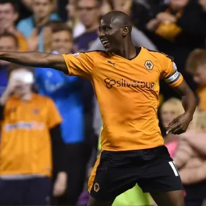 Wolverhampton Wanderers Benik Afobe Scores Second Goal Against Newport County in Capital One Cup First Round