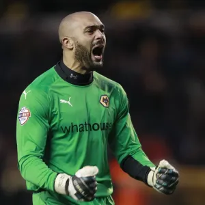 Wolverhampton Wanderers Carl Ikeme Savors First Goal vs. Blackpool in Sky Bet Championship