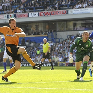 Wolverhampton Wanderers' Christophe Berra Squanders Goal Opportunity vs. Blackburn Rovers
