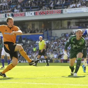 Wolverhampton Wanderers Christophe Berra Squanders Goal Opportunity vs. Blackburn Rovers