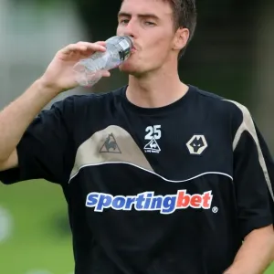 Wolverhampton Wanderers Print: Darren Potter in Pre-Season Training 2009