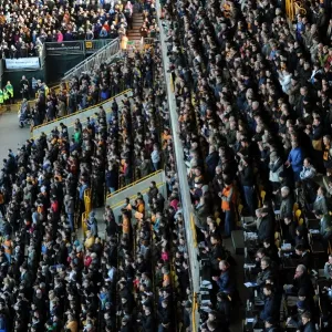 Wolverhampton Wanderers Fans Honor Dean Richards Print Wolverhampton Wanderers Fans Honor Dean Richards Print