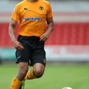 Wolverhampton Wanderers Jamie Reckord in Action against Crewe Alexandra: Pre-Season Friendly