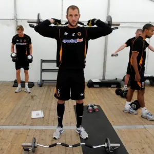 Wolverhampton Wanderers: Jelle Van Damme at Pre-Season Weights Training in Ireland Wolverhampton Wanderers: Jelle Van Damme at Pre-Season Weights Training in Ireland