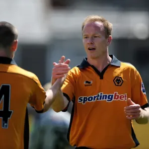 Wolverhampton Wanderers Jody Craddock Scores the Opener in Pre-Season Friendly against Bohemian FC in Ireland