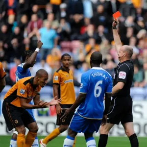 Wolverhampton Wanderers Karl Henry Red-Carded in Barclays Premier League Clash against Wigan Athletic Wolverhampton Wanderers Karl Henry Red-Carded in Barclays Premier League Clash against Wigan Athletic
