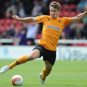 Wolverhampton Wanderers Kevin Doyle in Action against Crewe Alexandra: Pre-Season Friendly