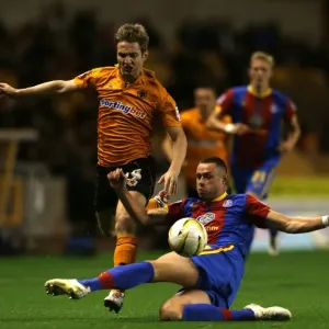 Wolverhampton Wanderers Kevin Doyle Dodges Challenge from Crystal Palace's Damien Delaney in Championship Showdown at Molineux Wolverhampton Wanderers Kevin Doyle Dodges Challenge from Crystal Palace's Damien Delaney in Championship Showdown at Molineux