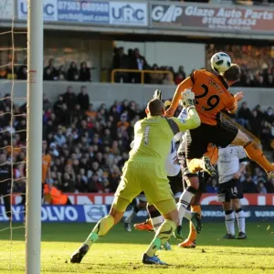 Wolverhampton Wanderers Kevin Doyle Scores the Opener Against Tottenham Hotspur in Premier League