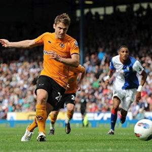 Wolverhampton Wanderers Kevin Doyle Thwarted by Paul Robinson's Penalty Save (Blackburn v Wolves)
