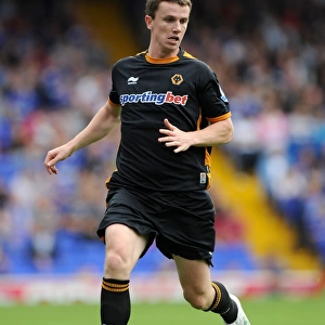 Wolverhampton Wanderers: Kevin Foley in Action against Ipswich Town (Pre-Season Friendly)