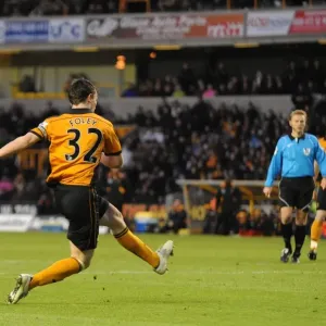 Wolverhampton Wanderers Kevin Foley Scores the Opener Against Sunderland in Premier League Wolverhampton Wanderers Kevin Foley Scores the Opener Against Sunderland in Premier League