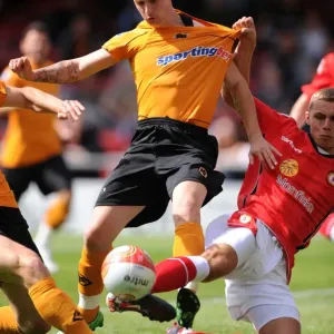 Wolverhampton Wanderers Leigh Griffiths in Pre-Season Action Against Crewe Alexandra
