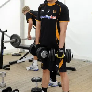 Wolverhampton Wanderers: Michael Kightly at Pre-Season Weights Training in Ireland Wolverhampton Wanderers: Michael Kightly at Pre-Season Weights Training in Ireland