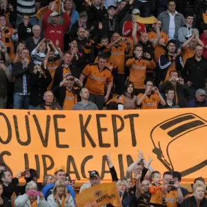 Wolverhampton Wanderers: Premier League Survival Triumph - Wolves vs. Blackburn Rovers: A Sea of Celebrating Fans Wolverhampton Wanderers: Premier League Survival Triumph - Wolves vs. Blackburn Rovers: A Sea of Celebrating Fans
