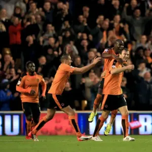 Wolverhampton Wanderers Print - Kevin McDonald Scores Second Goal Wolverhampton Wanderers Print - Kevin McDonald Scores Second Goal