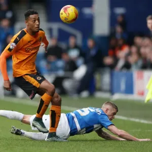 Wolverhampton Wanderers Rajiv van La Parra Outmuscles QPR's Paul Konchesky: Sky Bet Championship Showdown at Loftus Road Wolverhampton Wanderers Rajiv van La Parra Outmuscles QPR's Paul Konchesky: Sky Bet Championship Showdown at Loftus Road