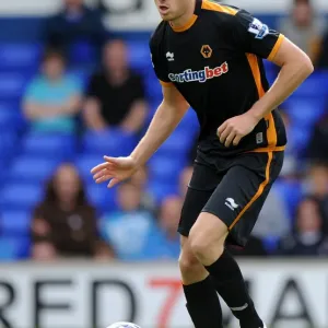 Wolverhampton Wanderers Richard Stearman in Action against Ipswich Town: Pre-Season Friendly