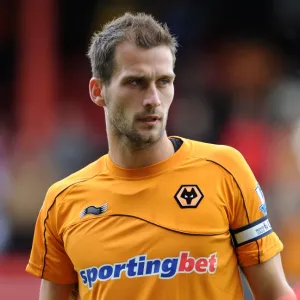 Wolverhampton Wanderers Roger Johnson in Action against Crewe Alexandra (Pre-Season Friendly)