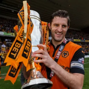 Wolverhampton Wanderers: Sam Ricketts and Team Celebrate Sky Bet League One Title Win at Molineux