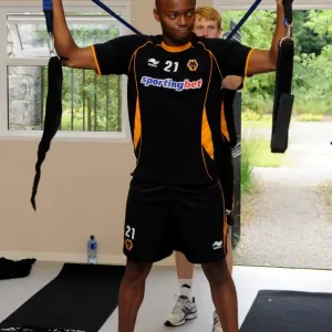 Wolverhampton Wanderers: Steven Mouyokolo at Pre-Season Weights Training in Ireland Wolverhampton Wanderers: Steven Mouyokolo at Pre-Season Weights Training in Ireland