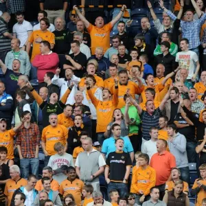 Wolverhampton Wanderers: Triumphant Fans Celebrate Victory over Blackburn Rovers in Premier League Soccer Wolverhampton Wanderers: Triumphant Fans Celebrate Victory over Blackburn Rovers in Premier League Soccer
