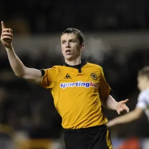 Wolverhampton Wanderers vs. Tottenham Hotspur: Kevin Foley's Intense Action in Barclays Premier League Soccer Wolverhampton Wanderers vs. Tottenham Hotspur: Kevin Foley's Intense Action in Barclays Premier League Soccer