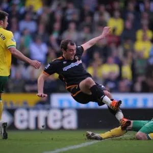Wolverhampton Wanderers vs. Norwich City: Milijas Fouls Whitbread in Intense Barclays Premier League Clash Wolverhampton Wanderers vs. Norwich City: Milijas Fouls Whitbread in Intense Barclays Premier League Clash