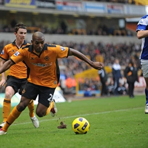 Wolverhampton Wanderers vs Birmingham City: Ronald Zubar in Action - Premier League Rivalry