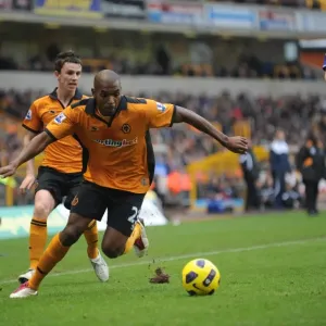 Wolverhampton Wanderers vs Birmingham City: Ronald Zubar in Action - Premier League Rivalry Wolverhampton Wanderers vs Birmingham City: Ronald Zubar in Action - Premier League Rivalry
