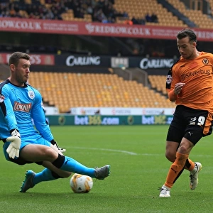 Wolverhampton Wanderers vs Huddersfield Town: Le Fondre's Dramatic Shot Saved by Steer in Championship Showdown