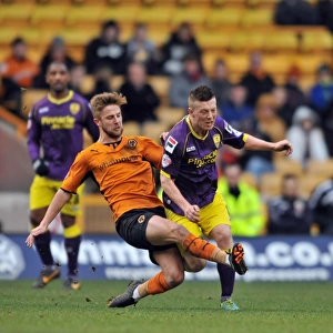 Sky Bet League One Photographic Print Collection: Sky Bet League One : Wolves v Notts County : Molineux Stadium : 15-02-2014