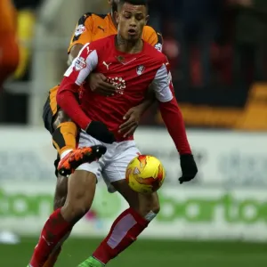Wolverhampton Wanderers vs Rotherham United: Jonson Clarke-Harris vs Ethan Ebanks-Landell (Sky Bet Championship 2014-15)