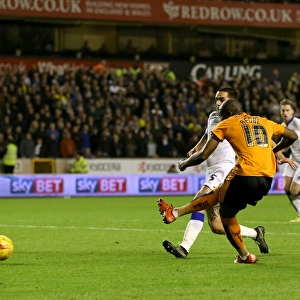 Wolves Benik Afobe Scores First Goal: Wolves vs. Leeds United, Sky Bet Championship