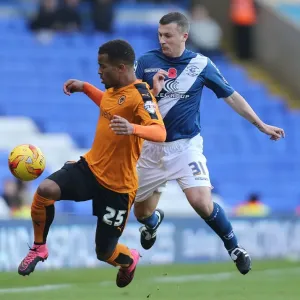 Wolves vs Birmingham City: Intense Battle for the Ball in Sky Bet Championship Wolves vs Birmingham City: Intense Battle for the Ball in Sky Bet Championship
