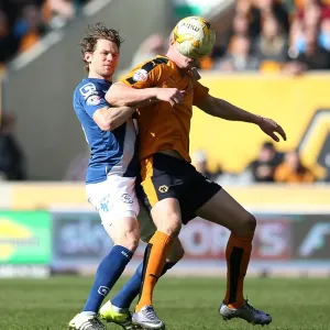 Wolves vs Birmingham City: Intense Battle Between Bjorn Sigurdarson and Jonathan Spector