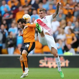Wolves vs Charlton Athletic: Adam Le Fondre and Patrick Bauer Clash in Sky Bet Championship Match Wolves vs Charlton Athletic: Adam Le Fondre and Patrick Bauer Clash in Sky Bet Championship Match