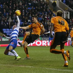 Wolves vs. Reading: Intense Moment between Rakels and Batth in Sky Bet Championship Wolves vs. Reading: Intense Moment between Rakels and Batth in Sky Bet Championship