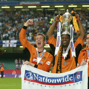 Wolves vs Sheffield United, Play Off Final, Goalscorers Miller, Blake & Kennedy