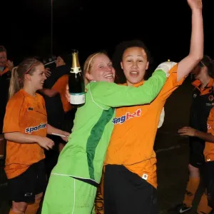 Wolves Women Celebrate Midland Women's Combination League Championship Win