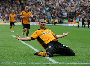 Wolves Prints: Adlene Guedioura's Game-Winning Goal: Wolverhampton Wanderers Edge Past Sunderland (2-1)