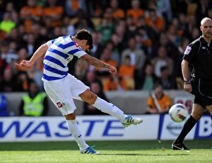 Images Dated 17th September 2011: Alejandro Faurlin's Brace: Queens Park Rangers Take 0-2 Lead Over Wolverhampton Wanderers in
