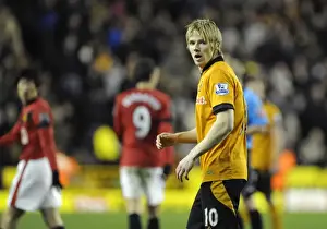 Framed Print : Andy Keogh in Action: Wolverhampton Wanderers vs Manchester United - Barclays Premier League (2010) Framed Print : Andy Keogh in Action: Wolverhampton Wanderers vs Manchester United - Barclays Premier League (2010)